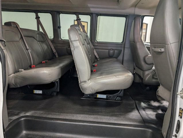 interior of 2022 Chevrolet Express Passenger