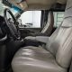 driver's seat of 2022 Chevrolet Express Passenger