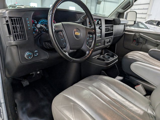 front seat of 2022 Chevrolet Express Passenger