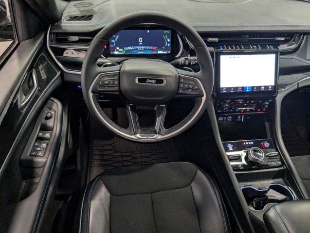 view from driver's seat of 2024 Jeep Grand Cherokee 4xe