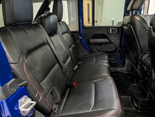 view into backseats of 2019 Jeep Wrangler Unlimited