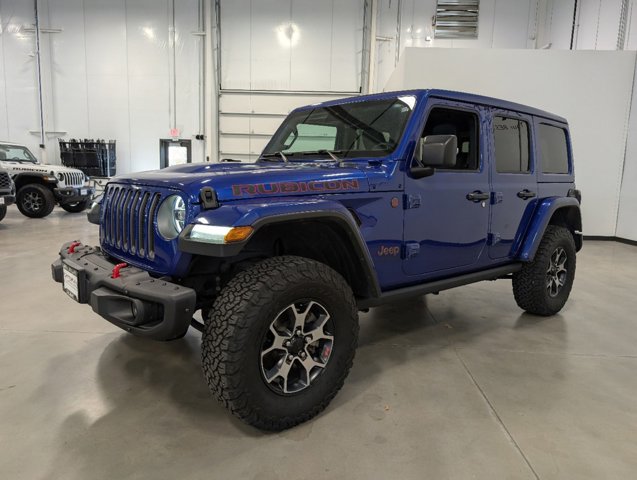 front driver's side view of 2019 Jeep Wrangler Unlimited for sale in Fort Collins