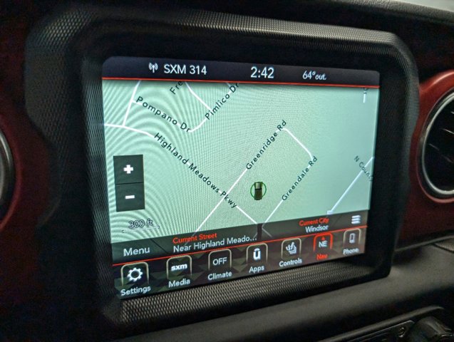 2019 Jeep Wrangler Unlimited navigation system