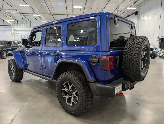 rear driver's side view of 2019 Jeep Wrangler Unlimited for sale in Fort Collins