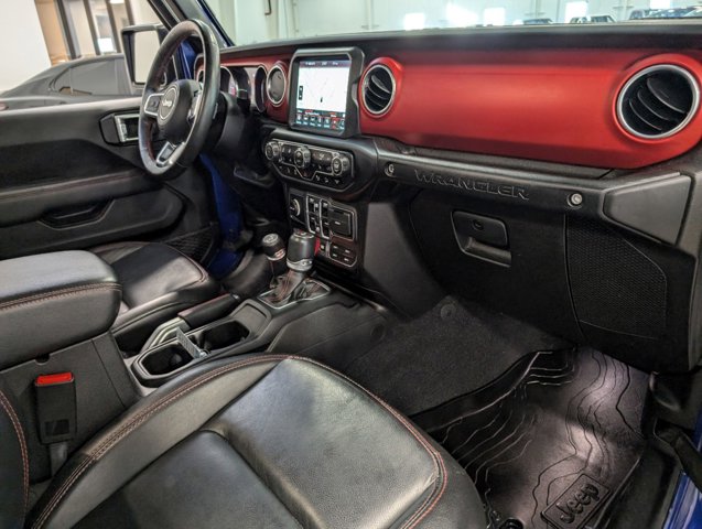 view from passenger seat of 2019 Jeep Wrangler Unlimited